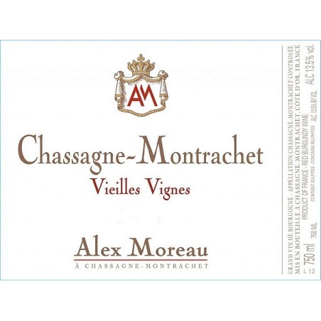 Chassagne-Montrachet Rouge Vieilles Vignes 2022 MOREAU Alex
