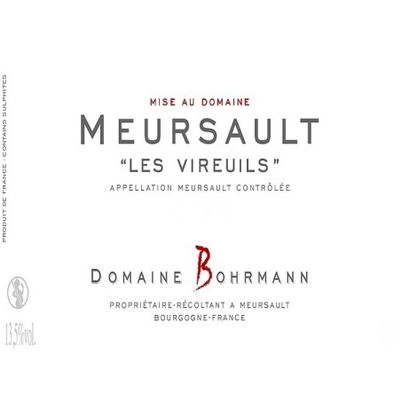 Magnum Meursault Les Vireuils 2020 BOHRMANN