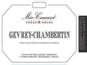 Gevrey-Chambertin 2023 MEO-CAMUZET