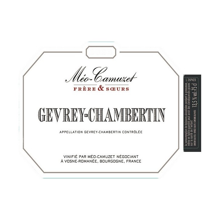 Gevrey-Chambertin 2023 MEO-CAMUZET