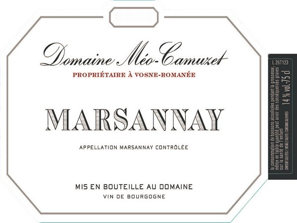 Marsannay 2023 MEO-CAMUZET