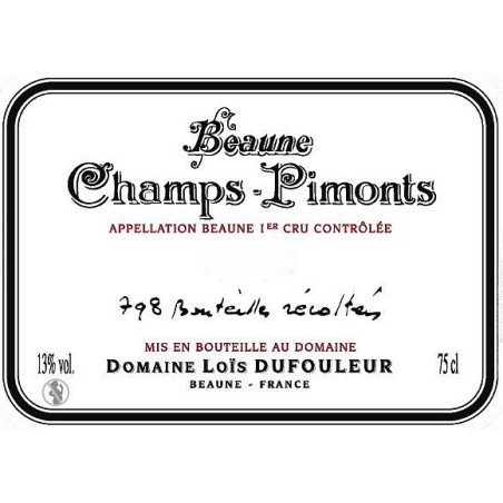 Beaune 1er cru Champs Pimonts 2022