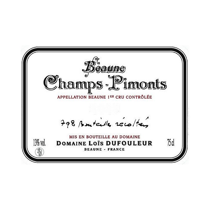 Beaune 1er cru Champs Pimonts 2023 DUFOULEUR Loïs