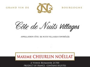 Côtes de Nuits Villages Rouge 2023 CHEURLIN NOELLAT Maxime