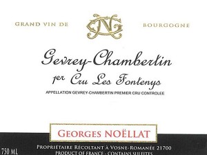 Gevrey-Chambertin 1er cru Les Fontenys 2023 NOELLAT Georges