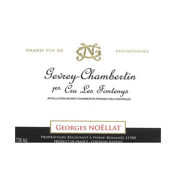 Gevrey-Chambertin 1er cru Les Fontenys 2023 NOELLAT Georges