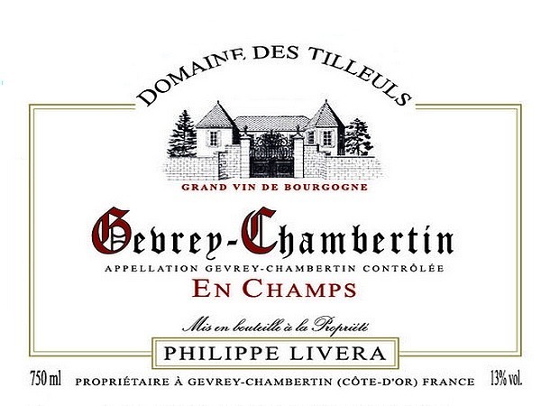 Gevrey-Chambertin En Champs 2022 LIVERA