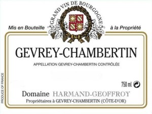 Gevrey-Chambertin 2021 HARMAND GEOFFROY