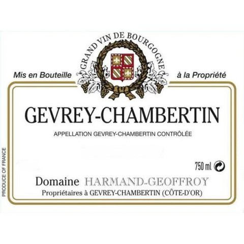 Gevrey-Chambertin 2021 HARMAND GEOFFROY