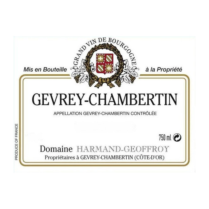 Gevrey-Chambertin 2021 HARMAND GEOFFROY