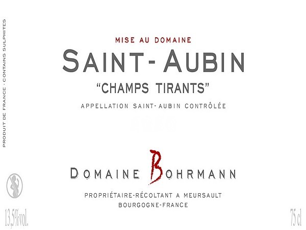 Magnum Saint-Aubin Champs Tirants 2020 BOHRMANN (Domaine)