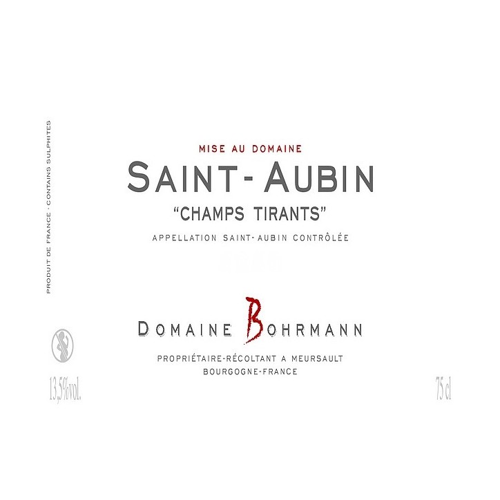 Magnum Saint-Aubin Champs Tirants 2020 BOHRMANN (Domaine)
