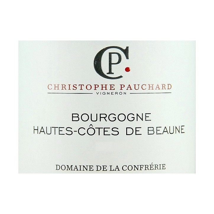 Bourgogne Hautes Côtes de Beaune 2022 LA CONFRERIE Domaine (Carton de 6 bouteilles)