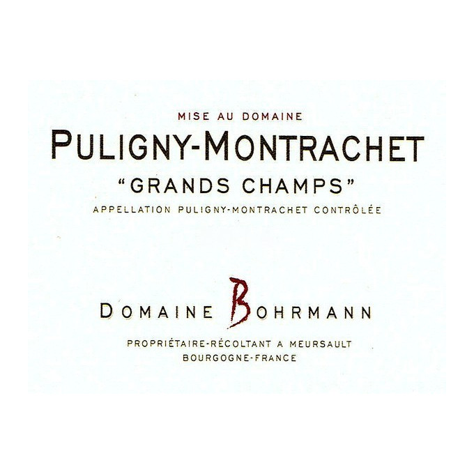 Magnum Puligny-Montrachet Grands Champs 2019 BOHRMANN