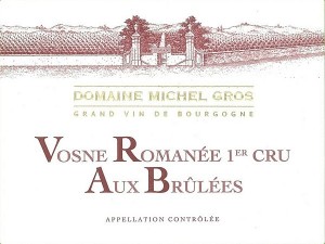 Vosne-Romanée 1er cru Aux Brulées 2023 GROS Michel