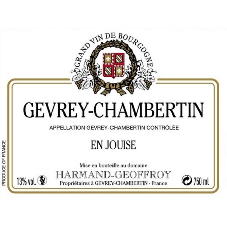 Gevrey-Chambertin En Jouise 2022 HARMAND-GEOFFROY