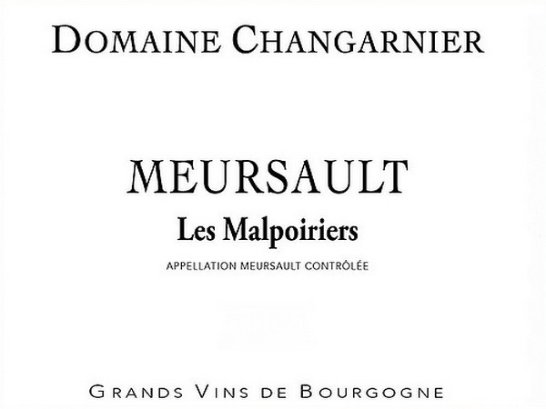 Meursault Les Malpoiriers 2024 CHANGARNIER