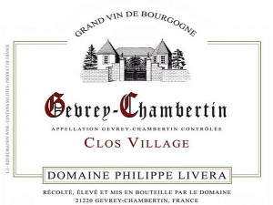 Gevrey-Chambertin Clos village 2022 LIVERA