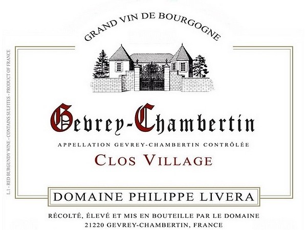 Gevrey-Chambertin Clos village 2022 LIVERA
