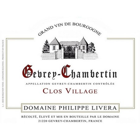 Gevrey-Chambertin Clos village 2022 LIVERA