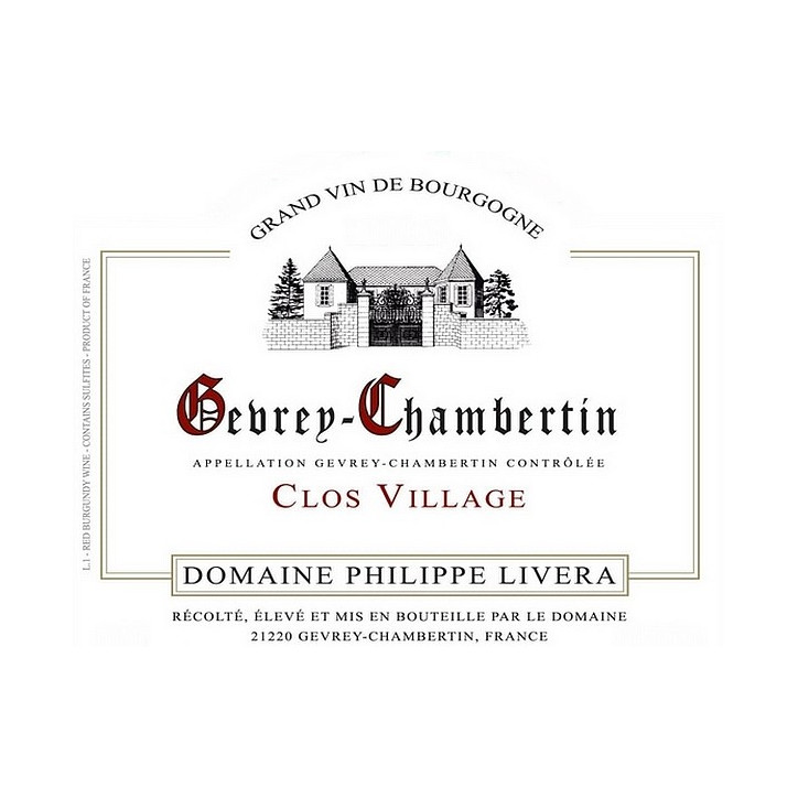 Gevrey-Chambertin Clos village 2022 LIVERA