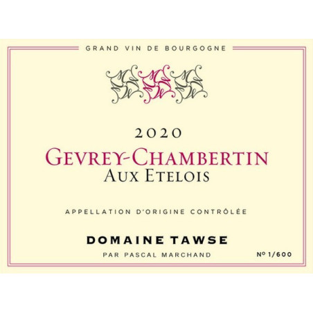 Gevrey-Chambertin Aux Etelois 2020 TAWSE Domaine