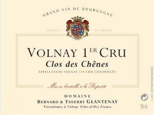 Volnay 1er cru Clos des Chênes 2020 GLANTENAY Thierry