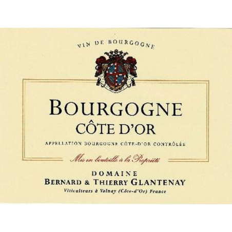 Bourgogne Côte D'Or Rouge 2023 GLANTENAY Thierry