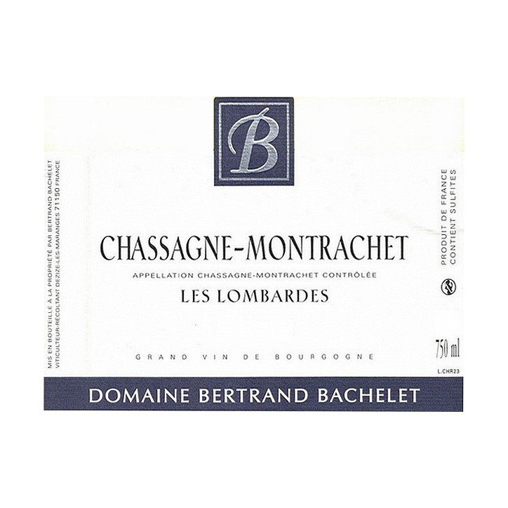 Chassagne-Montrachet Rouge Les Lombardes 2024 BACHELET Bertrand