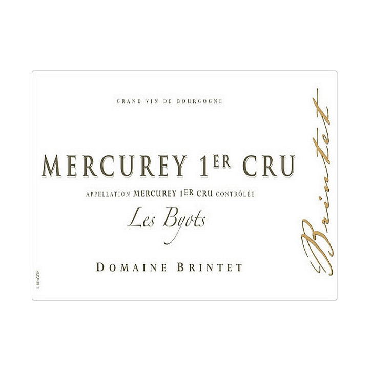 Mercurey 1er cru Les Byots 2023 BRINTET