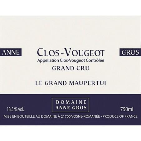 Clos-Vougeot Le Grand Maupertui 2024 GROS Anne