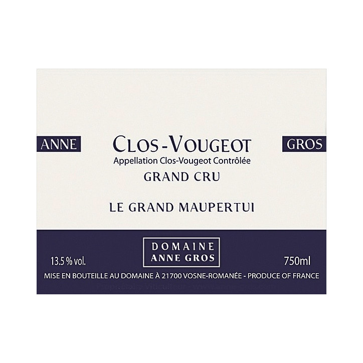 Clos-Vougeot Le Grand Maupertui 2024 GROS Anne