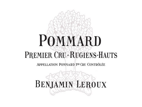 Pommard 1er cru Rugiens-Hauts 2019 LEROUX Benjamin