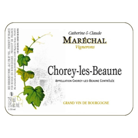 Chorey-les-Beaune rouge 2020 MARECHAL Catherine & Claude