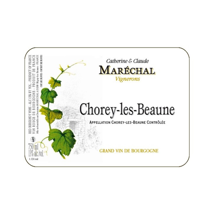 Chorey-les-Beaune rouge 2022 MARECHAL Catherine & Claude