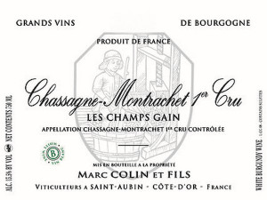 Chassagne-Montrachet 1er cru Les Champsgain 2024 COLIN Marc