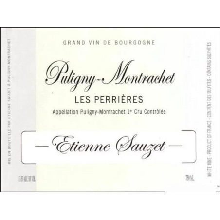 Puligny-Montrachet 1er cru Les Perrières 2024 SAUZET Etienne