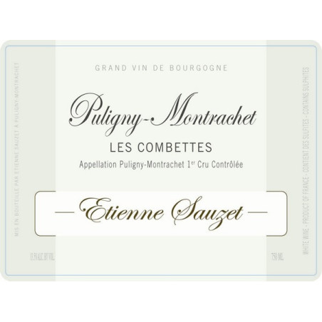 Puligny-Montrachet 1er cru Les Combettes 2024 SAUZET Etienne