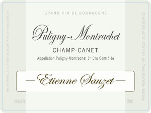 Puligny-Montrachet 1er cru Champ Canet 2024 SAUZET Etienne