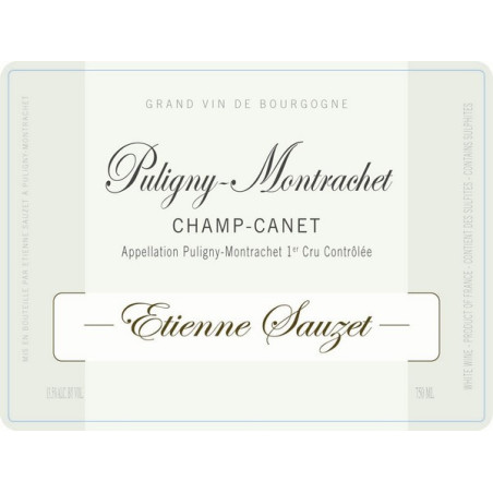 Puligny-Montrachet 1er cru Champ Canet 2024 SAUZET Etienne