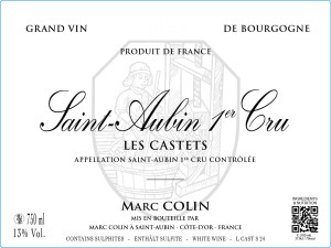 Saint-Aubin 1er cru Les Castets 2024 COLIN Marc