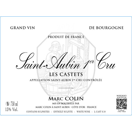 Saint-Aubin 1er cru Les Castets 2024 COLIN Marc