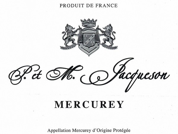 Mercurey Rouge 2024 JACQUESON Paul & Marie