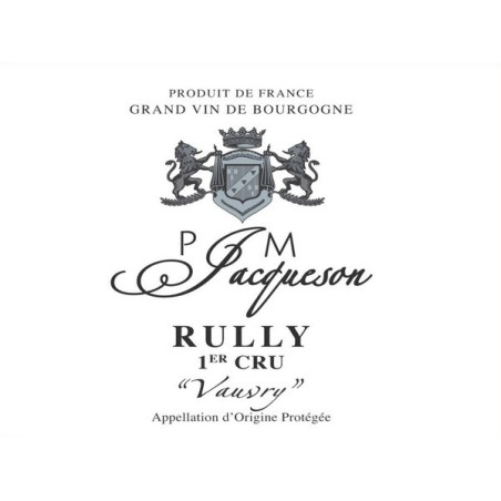 Rully 1er cru Blanc Vauvry 2024 JACQUESON Paul & Marie