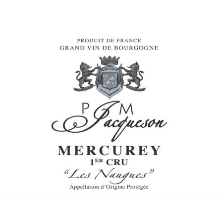 Mercurey 1 er cru Rouge Les Naugues 2024 JACQUESON Paul & Marie