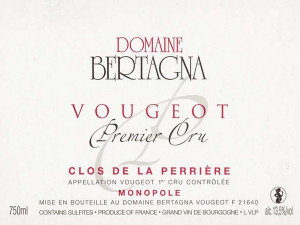 Magnum Vougeot 1er cru Clos de la Perrière 2022 BERTAGNA