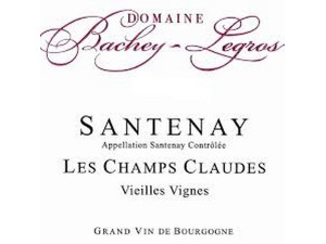 Santenay Rouge Champs Claudes 2022 BACHEY LEGROS