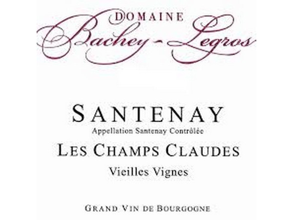 Santenay Rouge Champs Claudes 2022 BACHEY LEGROS
