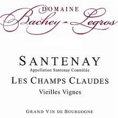 Santenay Rouge Champs Claudes 2022 BACHEY LEGROS