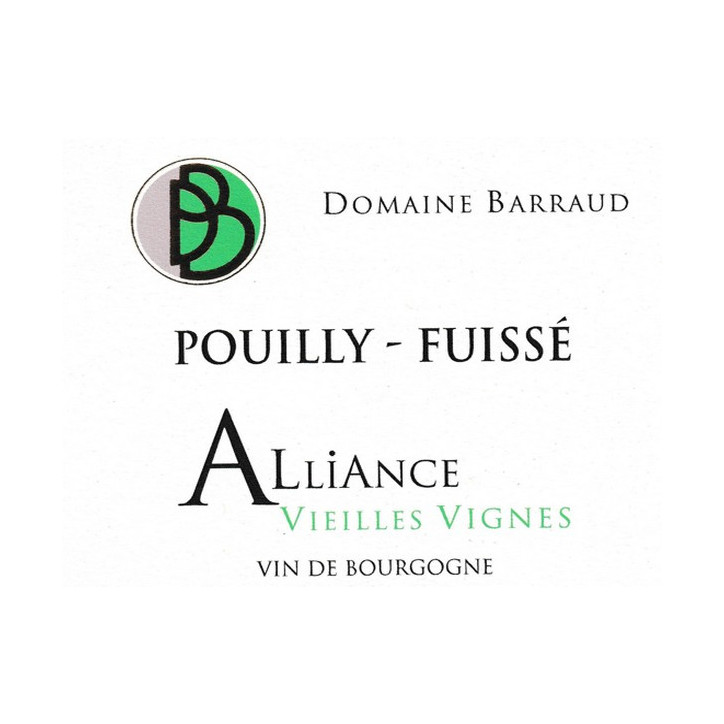 Pouilly-Fuissé Alliance Vieilles Vignes 2023 BARRAUD Domaine